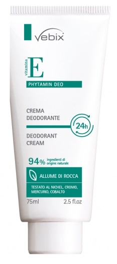VEBIX PHYTAMIN E DEO PERFORMANCE CREMA DEO 24H-75ML ALLUME DI ROCCA - Farmastop