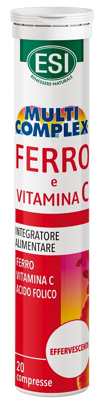 ESI MULTICOMPLEX FERRO VITAMINA C 20 COMPRESSE EFFERVESCENTI - Farmastop