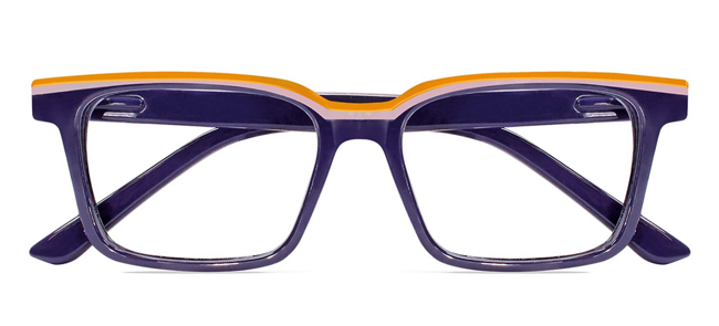 OCCHIALE DA LETTURA PREMONTATO TWINS GOLD BELLAG BLU/ARANCIONE +3,00 - Farmastop