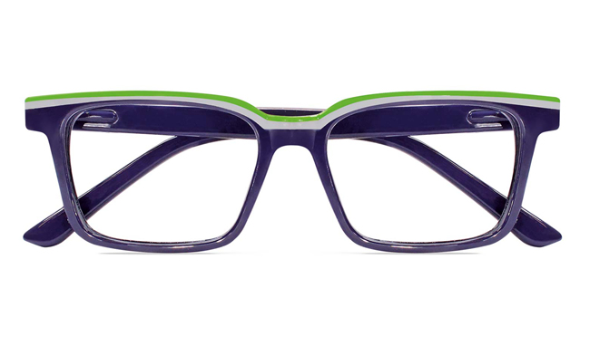 OCCHIALE DA LETTURA PREMONTATO TWINS GOLD BELLAG BLU/VERDE +2,00 - Farmastop