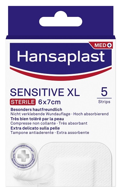 CEROTTO HANSAPLAST SENSITIVE XL 5 PEZZI - Farmastop