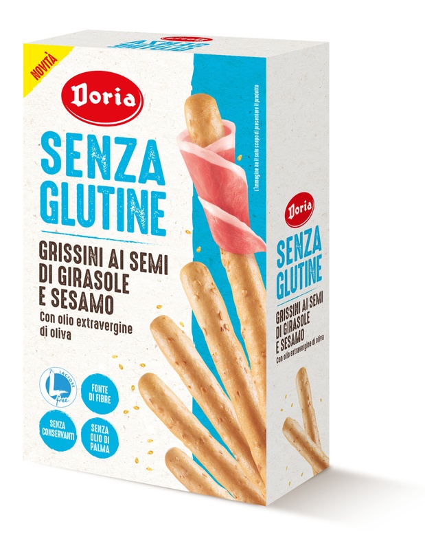 DORIA GRISSINI SEMI GIRASOLE-SESAMO 5X20 G - Farmastop