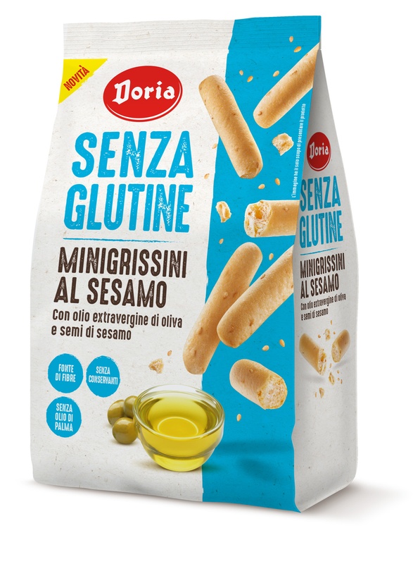 DORIA MINIGRISSINI SESAMO 150 G - Farmastop
