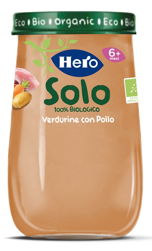 HERO BABY SOLO OMOGENEIZZATO POLLO VERDURE 190 G - Farmastop