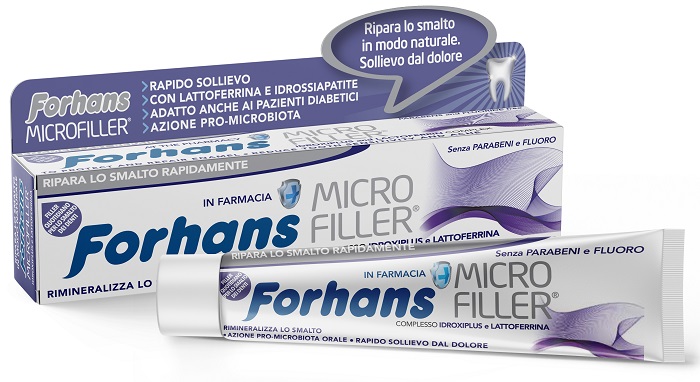 FORHANS DENTIFRICIO MICROFILLER PROTEZIONE SMALTO 75 ML - Farmastop