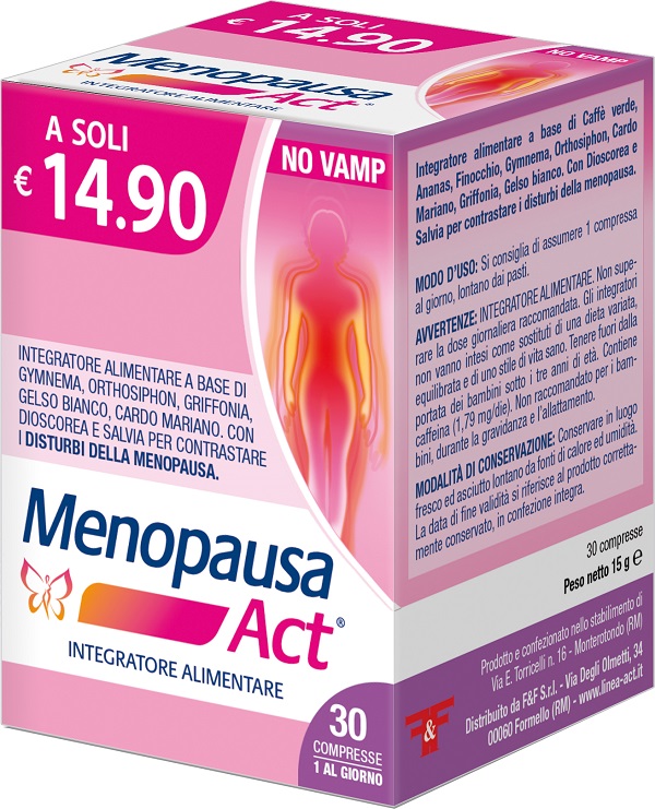 MENOPAUSA ACT 30 COMPRESSE - Farmastop