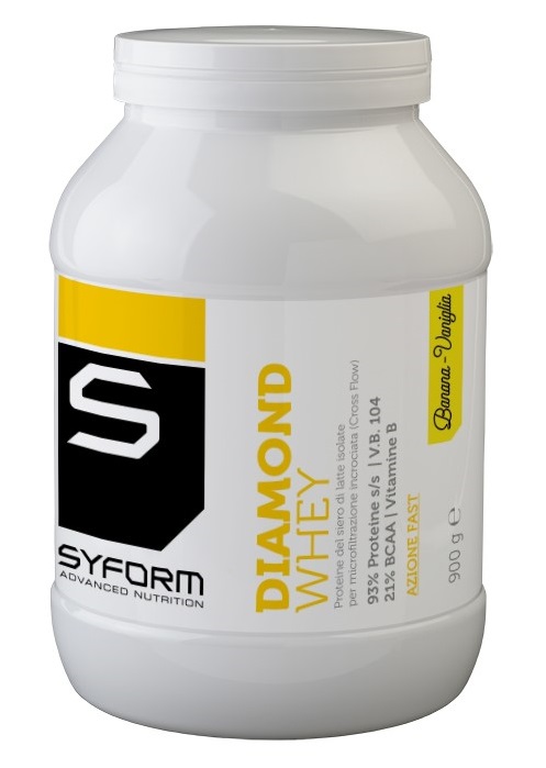 DIAMOND WHEY BANANA/VANIGLIA POLVERE 900 G - Farmastop