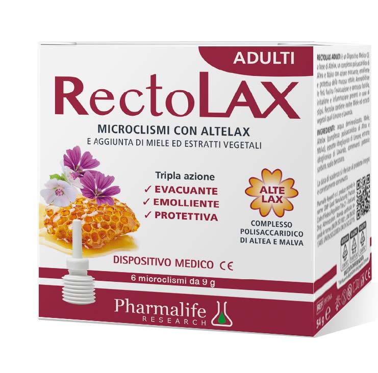 RECTOLAX ADULTI MICROCLISMI 6 PEZZI DA 9 G - Farmastop