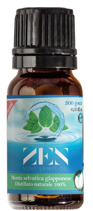 ZEN MINT SPIRIT OIL OLIO DISTILLATO DI MENTA VULCANICA GIAPPONESE 10 ML - Farmastop