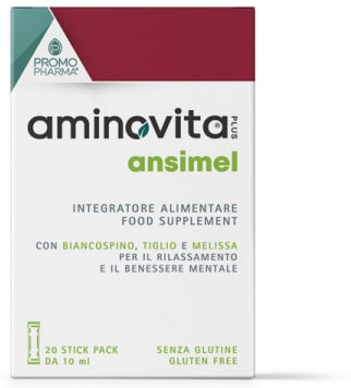 AMINOVITA PLUS ANSIMEL 20 STICK PACK - Farmastop