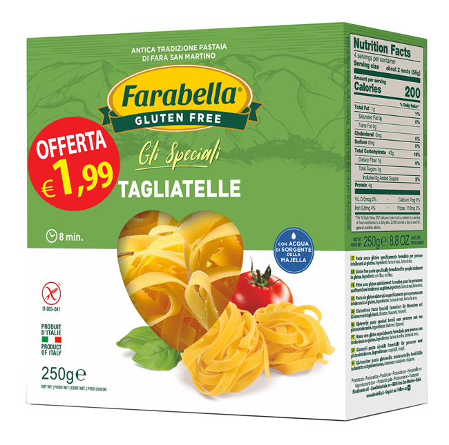 FARABELLA TAGLIATELLE 250G PROMO - Farmastop