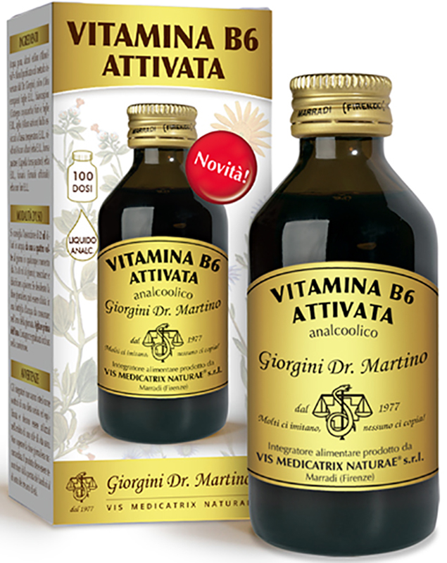 VITAMINA B6 ATTIVATA LIQUIDA 100 ML - Farmastop