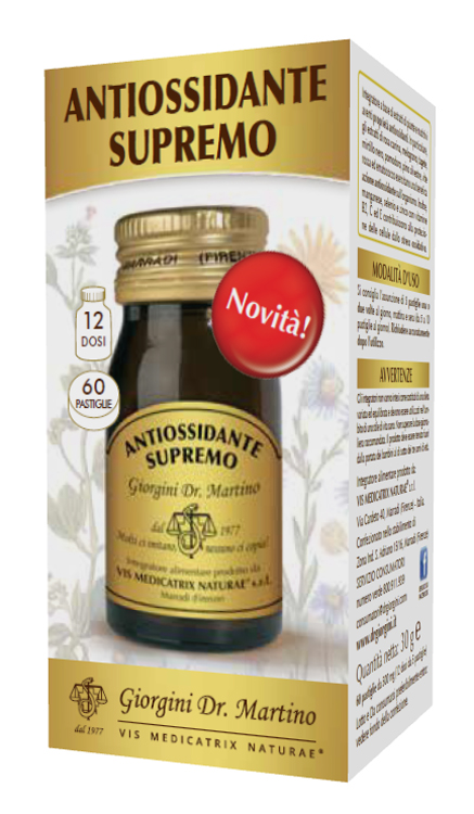 ANTIOSSIDANTE SUPREMO 60 PASTIGLIE - Farmastop
