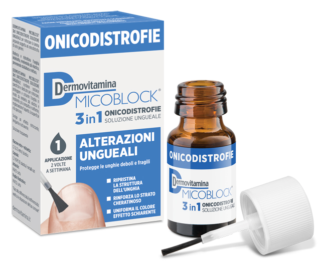 DERMOVITAMINA MICOBLOCK 3IN1 ONICODISTROFIE 7 ML - Farmastop