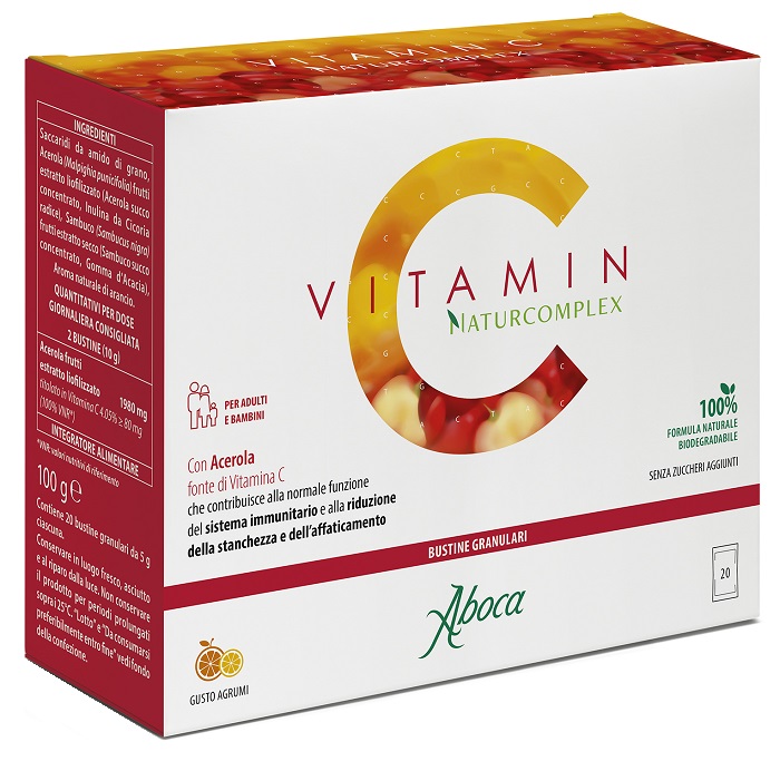 VITAMIN C NATURCOMPLEX 20 BUSTINE - Farmastop