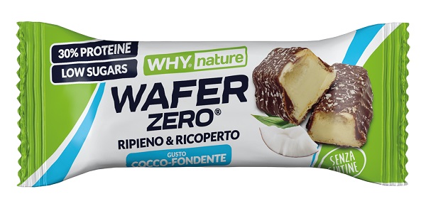 WHYNATURE WAFER ZERO COCCO FONDENTE 35 G - Farmastop