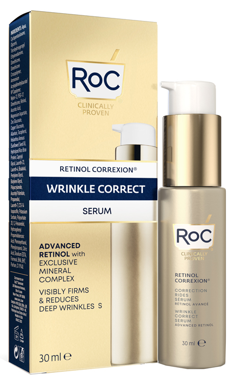 ROC RETINOL CORREXION WRINKLE CORRECT SIERO 30 ML - Farmastop
