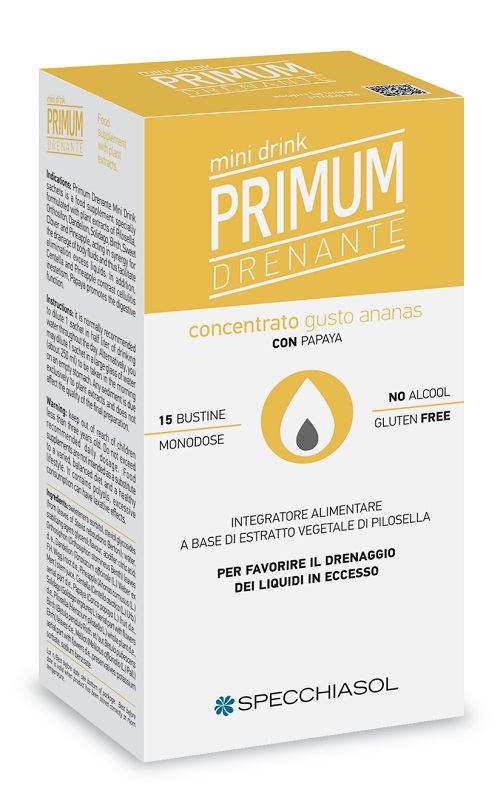 PRIMUM DRENANTE MINIDRINK ANANAS 15 STICK DA 10 ML - Farmastop
