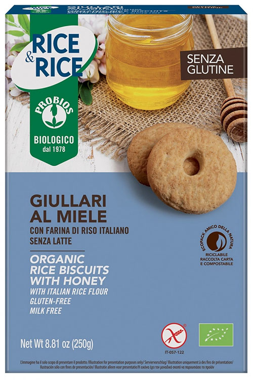 PROBIOS BISCOTTI GIULLARI MIELE 250 G - Farmastop