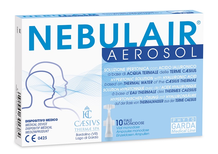 NEBULAIR AEROSOL SOLUZIONE IPERTONICA 10 FIALE MONODOSE 3 ML ACQTERM - Farmastop