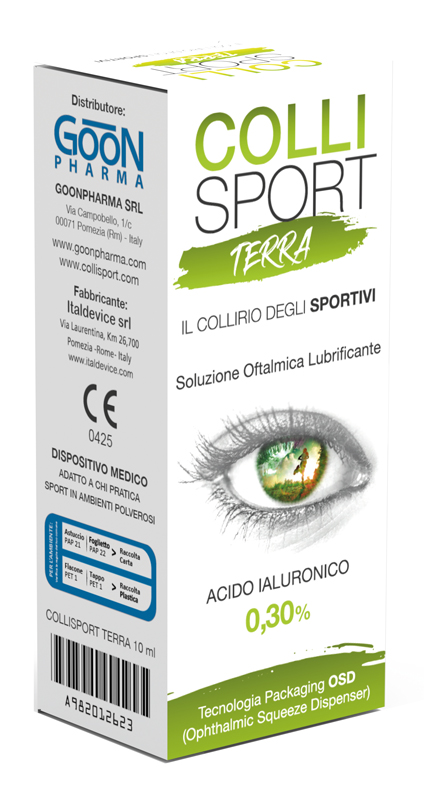 COLLISPORT TERRA SOLUZIONE OFTALMICA LUBRIFICANTE 10 ML - Farmastop