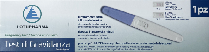 LOTUPHARMA TEST DI GRAVIDANZA 1 PEZZO - Farmastop