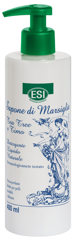 ESI SAPONE MARSIGLIA TEA TREE E TIMO 400 ML - Farmastop