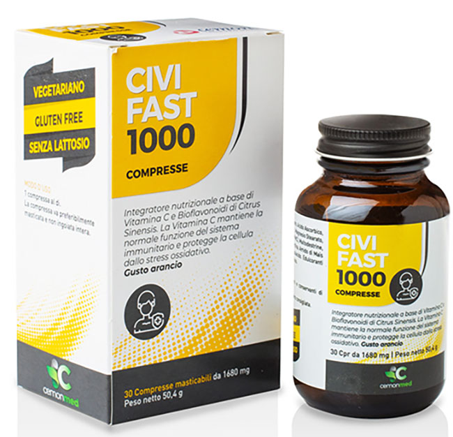 CEMONMED CIVIFAST 1000 30 COMPRESSE MASTICABILI - Farmastop