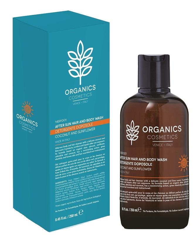 ORGANICS PHARM AFTER SUN HAIR AND BODY WASH 250 ML - Farmastop
