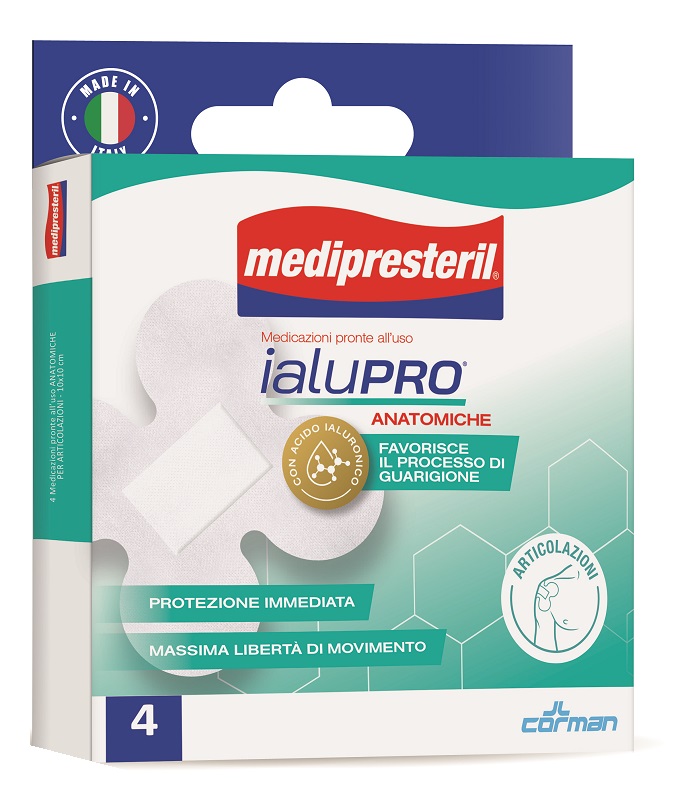 MEDIPRESTERIL IALUPRO ARTICOLAZIONI 10X10 CM 4 PEZZI - Farmastop