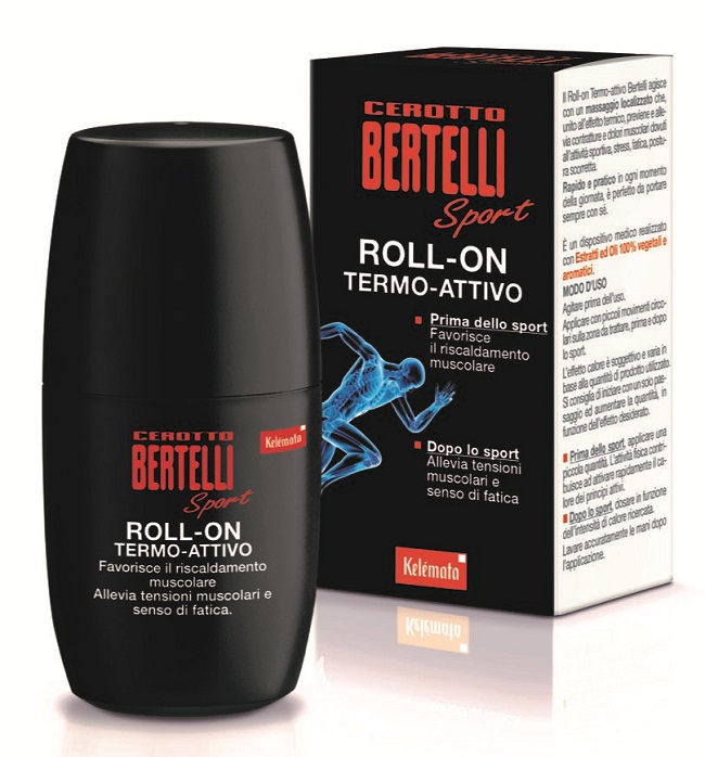 BERTELLI CEROTTO SPORT ROLL-ON TERMO-ATTIVO 50 ML - Farmastop