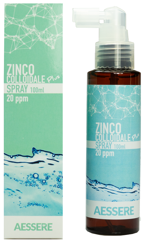 ZINCO COLLOIDALE PLUS SPRAY 20 PPM 100 ML - Farmastop