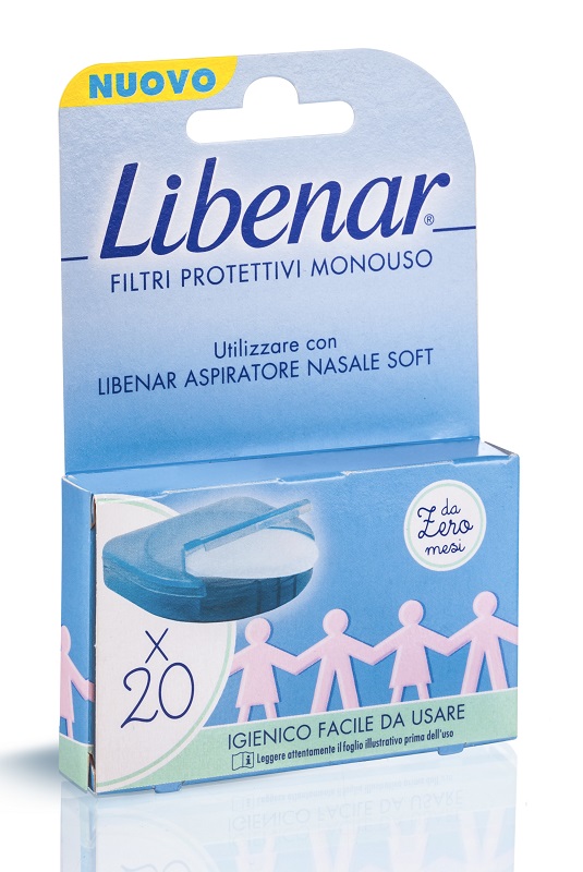 LIBENAR ASPIRATORE NASALE SOFT FILTRI 20 PEZZI - Farmastop