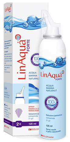 SOLUZIONE SPRAY IPERTONICA NASALE LINAQUA FORTE 125 ML - Farmastop