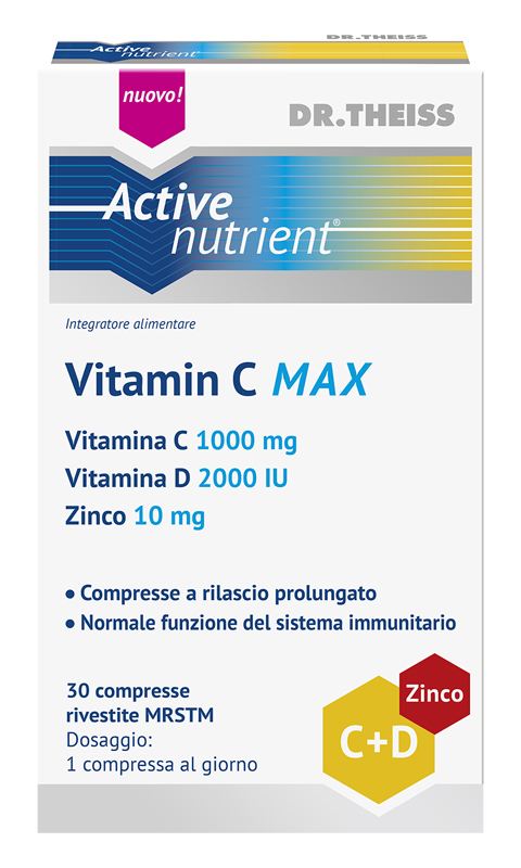 THEISS ACTIVE NUTRIENT VITAMIN C MAX 30 COMPRESSE - Farmastop