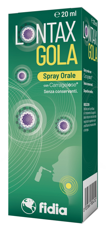 LONTAX GOLA SPRAY ORALE 20 ML - Farmastop