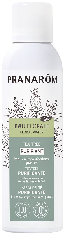 PRANAROM IDROLATO TEA TREE PURIFICANTE PER PELLE GRASSA CON IMPERFEZIONI CUTANEE 150 ML - Farmastop