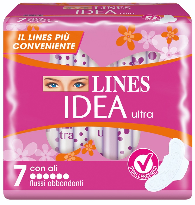 LINES IDEA ULTRA FLUSSI ABBONDANTI 7 PEZZI - Farmastop