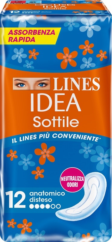 LINES IDEA SOTTILI ANATOMICI 12 PEZZI - Farmastop