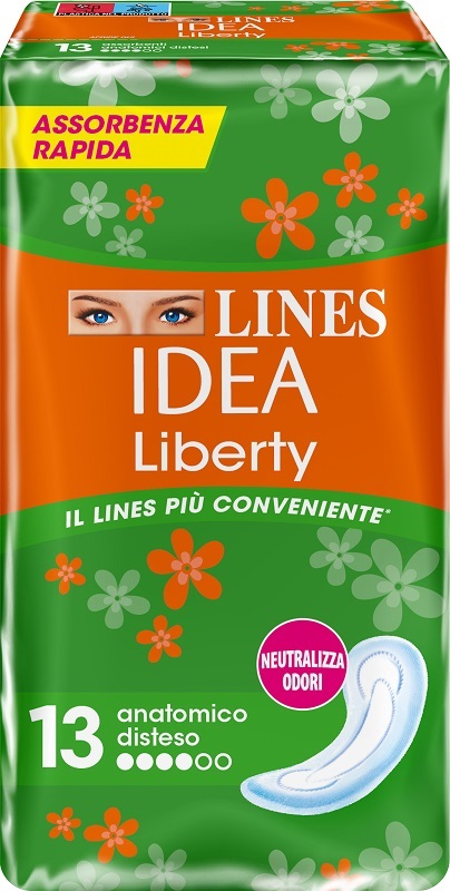 LINES IDEA LIBERTY DWCT ANATOMICI 13 PEZZI - Farmastop