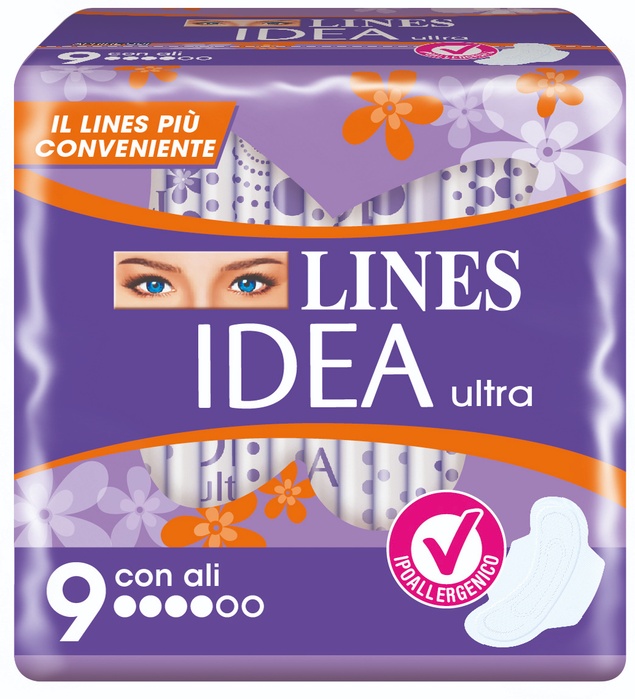 LINES IDEA ULTRA GIORNO ALI 9 PEZZI - Farmastop