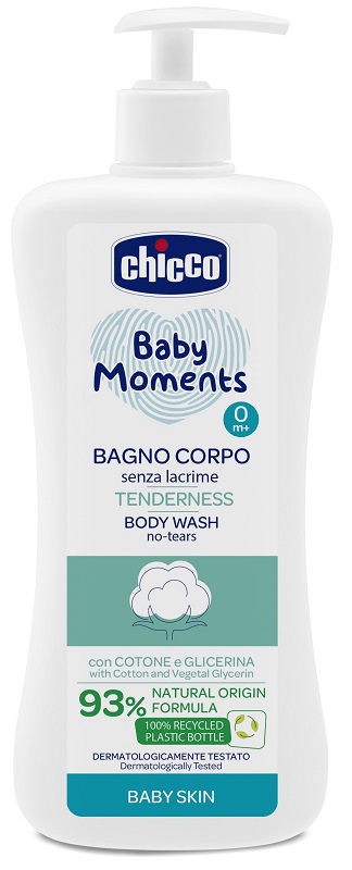 CHICCO BABY MOMENTS BAGNO TENEREZZA 500 ML - Farmastop