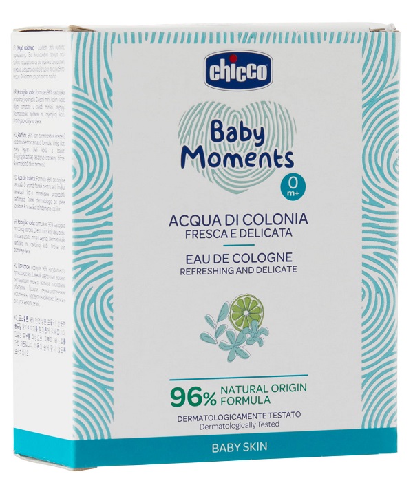 CHICCO BABY MOMENTS ACQUA COLONIA REFRESH 100 ML - Farmastop