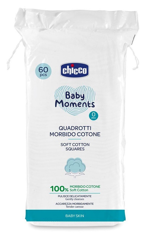CHICCO BABY MOMENTS QUADROTTI 60 PEZZI - Farmastop