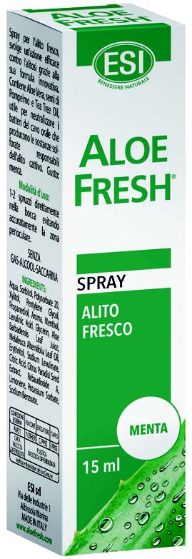 ESI ALOE FRESH SPRAY ALITO MENTA FORTE 15 ML - Farmastop