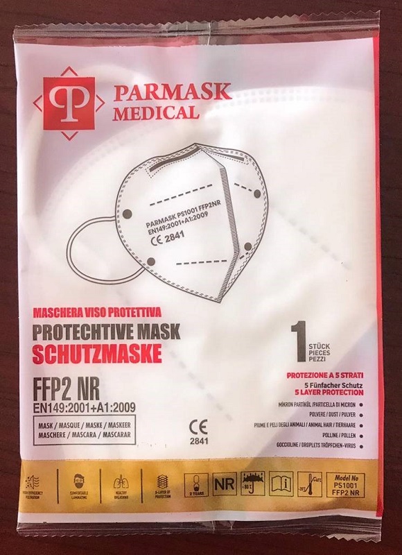 MASCHERINA FFP2 PS1001 BIANCO 1 PEZZO - Farmastop