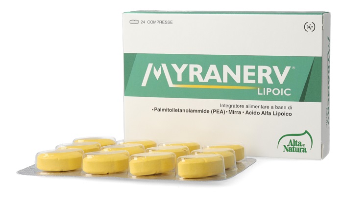 MYRANERV LIPOIC 24 COMPRESSE - Farmastop