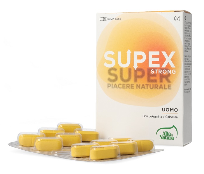 SUPEX STRONG UOMO 12 COMPRESSE - Farmastop