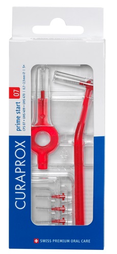 CURAPROX CPS 07 SCOVOLINO PRIME START 07 RED 5 PEZZI - Farmastop