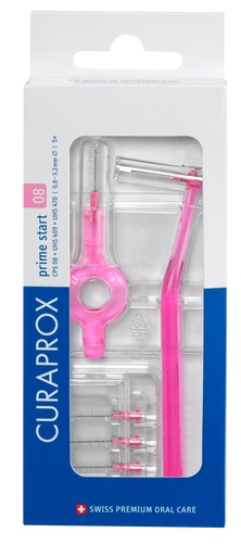 CURAPROX CPS 08 SCOVOLINO PRIME START 08 PINK 5 PEZZI - Farmastop
